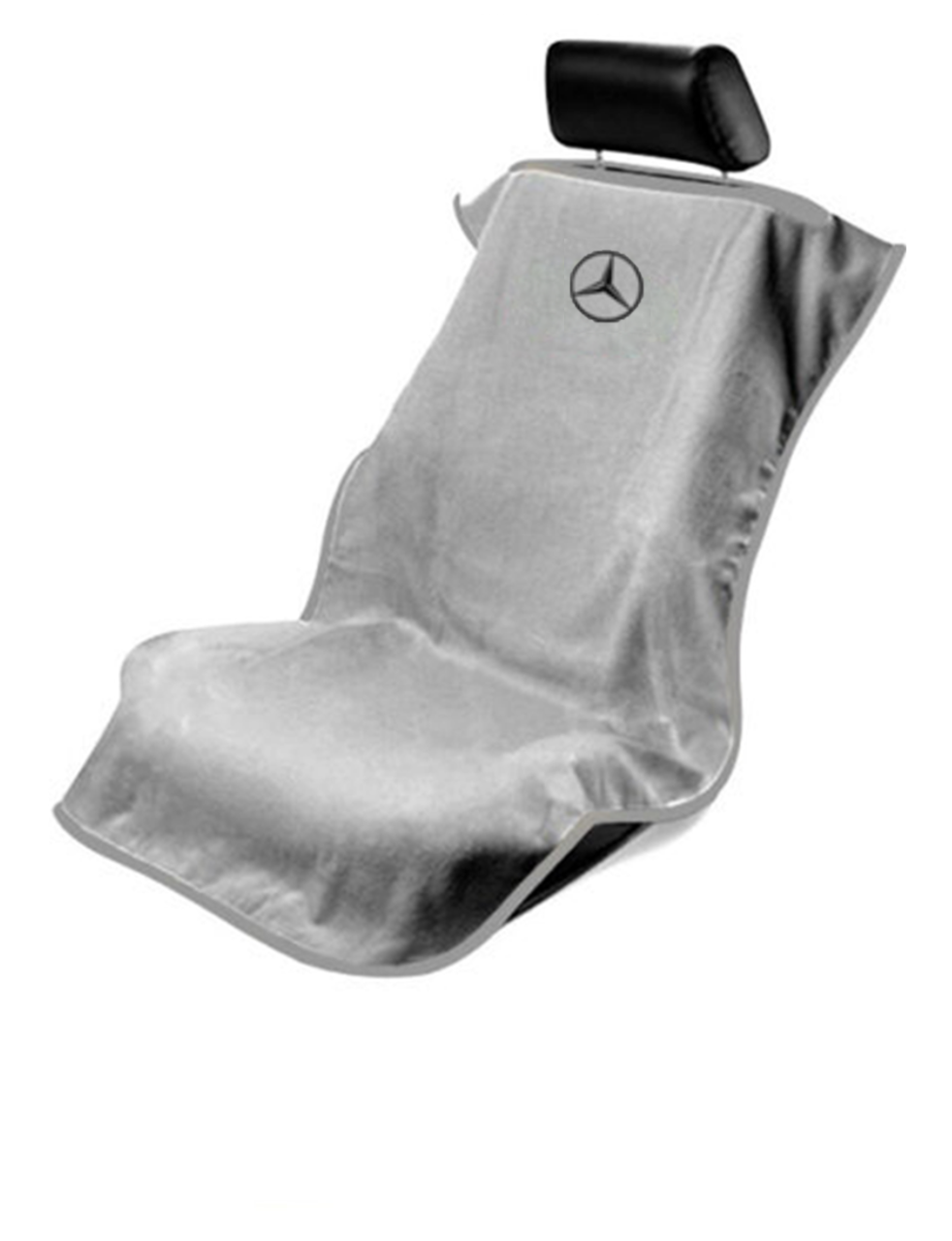 Mercedes Gray Car Seat Cover Towel