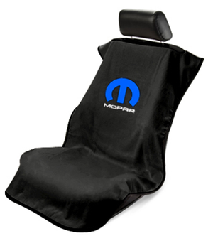 Mopar Black Car Seat Cover Towel