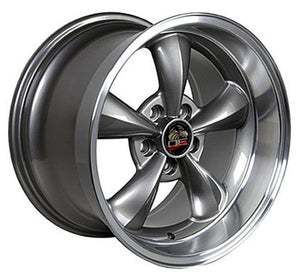 OE Wheels FR01 17x10.5 5x114.3 27et Gloss Anthracite Machined Lip Wheel