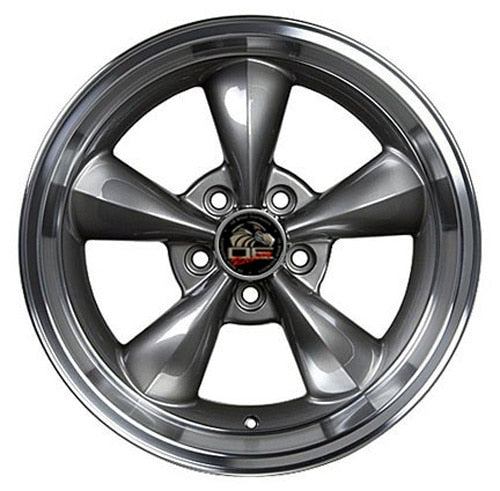 OE Wheels FR01 17x10.5 5x114.3 27et Gloss Anthracite Machined Lip Wheel