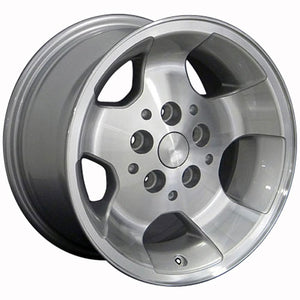 OE Wheels JP08 15x8 5x114.3 25.4et Gloss Silver Machined Wheel