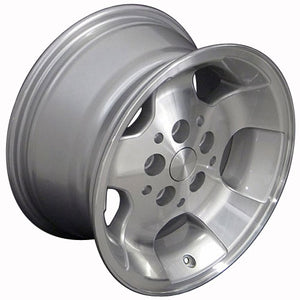 OE Wheels JP08 15x8 5x114.3 25.4et Gloss Silver Machined Wheel