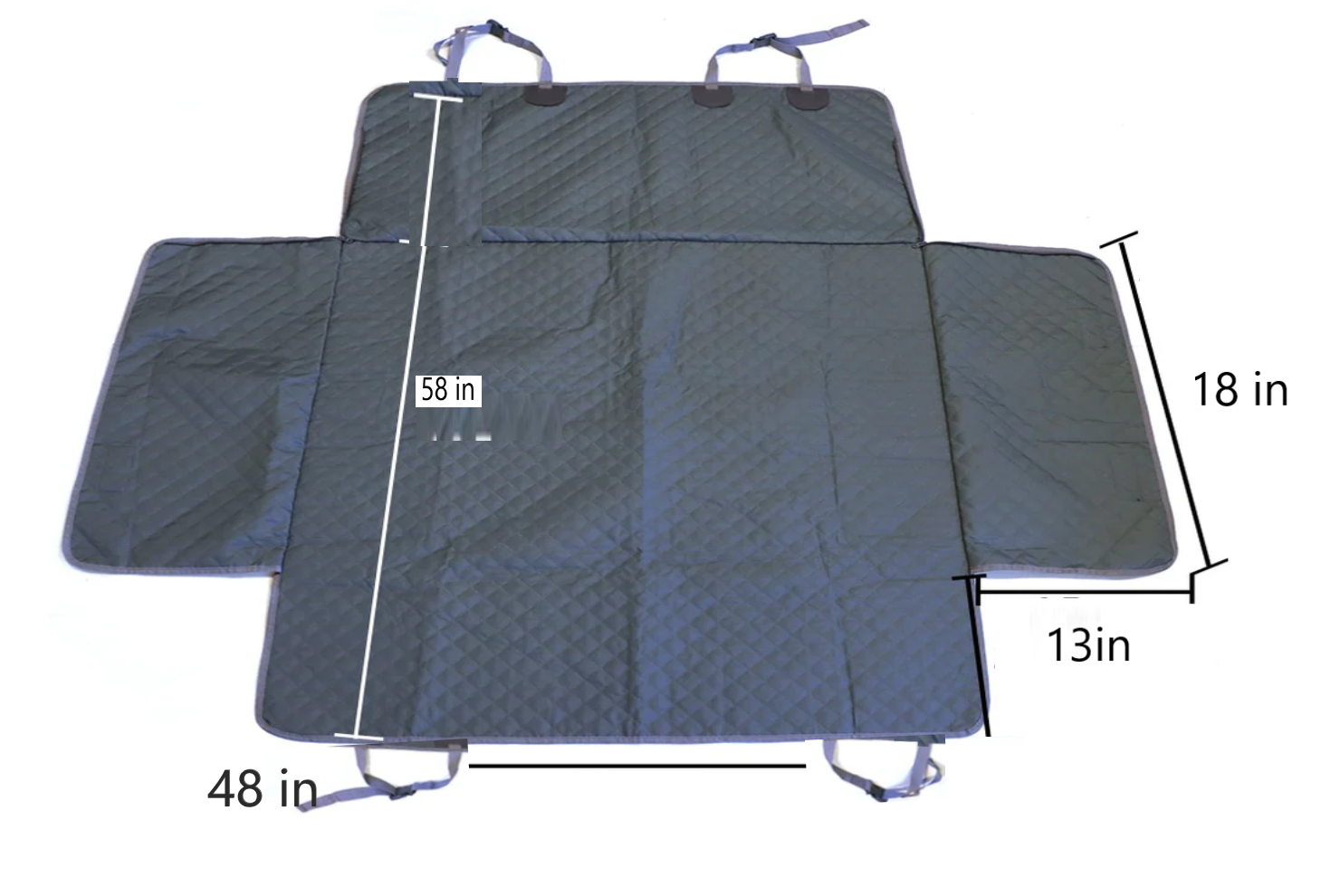 Toyota Pet Hammock Black with Logo