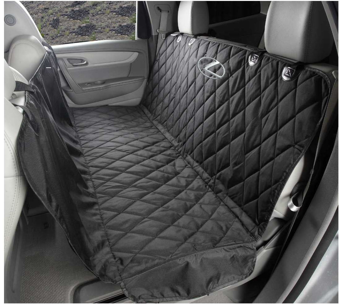 Lexus Pet Hammock Black with Logo