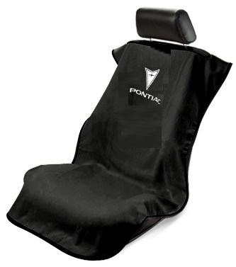 Pontiac Black Car Seat Cover Towel