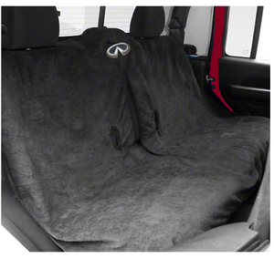 Infiniti Rear Car Seat Cover Towel - Black, Tan or Gray