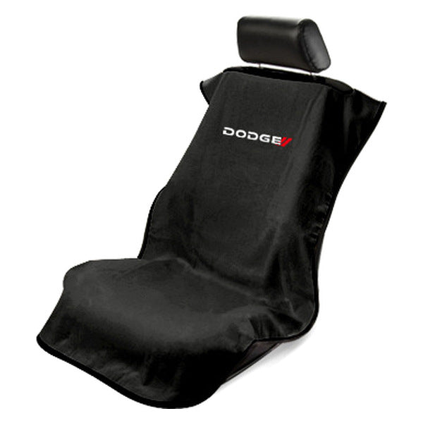 Dodge Black Car Seat Cover Towel